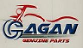 GAGAN GENUINE PARTS (and logo) trademark logo