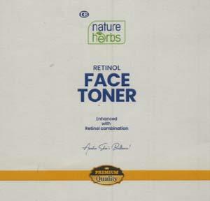 NATURE HERBS RETINOL FACE TONER (and logo) trademark logo