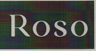 Roso (and logo) trademark logo