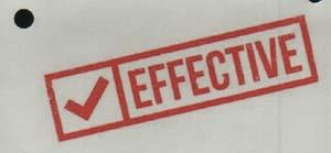 EFFECTIVE (and logo) trademark logo