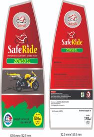 SAFE RIDE (and logo) trademark logo