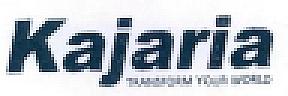 Kajaria (and logo) trademark logo