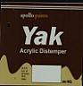 APOLLO PAINTS YAK ACRYLIC DISTEMPER (and logo) trademark logo