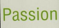 PASSION (and logo) trademark logo