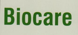 BIOCARE (and logo) trademark logo