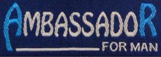 AMBASSADOR FOR MAN (and logo) trademark logo