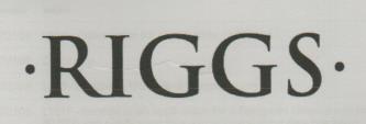 RIGGS (and logo) trademark logo
