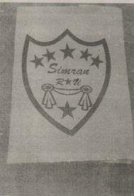SIMRAN RU (and logo) trademark logo