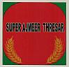 SUPER AJMEER THRESAR (and logo) trademark logo