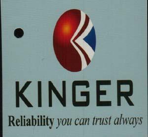 KINGER (and logo) trademark logo