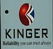 KINGER (and logo) trademark logo