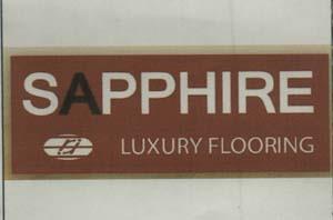 SAPPHIRE LUXURY FLOORING (and logo) trademark logo
