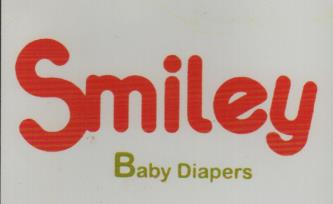 SMILEY BABY DIAPERS (and logo) trademark logo
