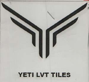 YETI LVT TILES (and logo) trademark logo