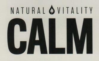 NATURAL VITALITY CALM (and logo) trademark logo