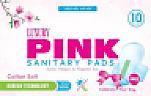 LUXURY PINK SANITARY PADS (and logo) trademark logo