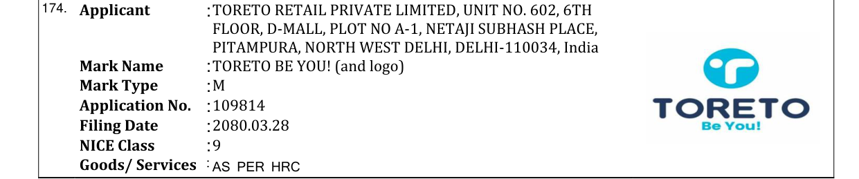 Original bulletin entry for TORETO BE YOU! (and logo)