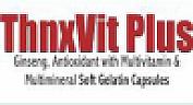 THNXVIT PLUS (and logo) trademark logo