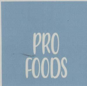 PRO FOODS (and logo) trademark logo