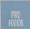 PRO FOODS (and logo) trademark logo