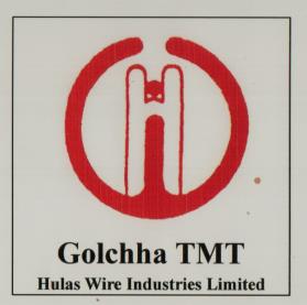 GOLCHHA TMT (and logo) trademark logo
