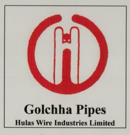 GOLCHHA PIPES (and logo) trademark logo