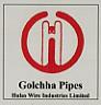 GOLCHHA PIPES (and logo) trademark logo