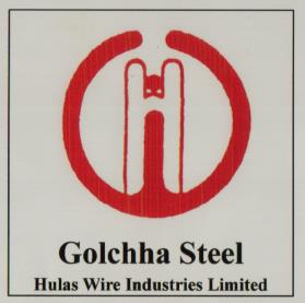 GOLCHHA STEEL (and logo) trademark logo