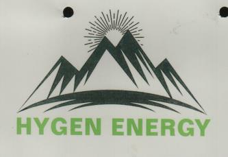 HYGEN ENERGY (and logo) trademark logo