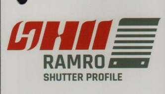 HII RAMRO SHUTTER PROFILE (and logo) trademark logo