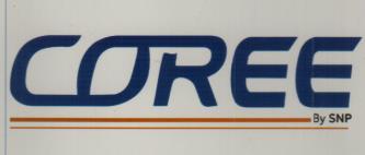 COREE BY SNP (and logo) trademark logo