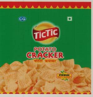 Tic Tic Potato Cracker (and logo) trademark logo