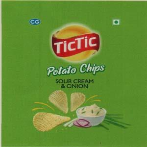 Tic Tic Potato Chips (and logo) trademark logo