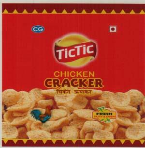 Tic Tic Chicken Cracker (and logo) trademark logo