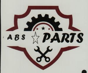 ABS PARTS (and logo) trademark logo