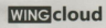 WING cloud (and logo) trademark logo