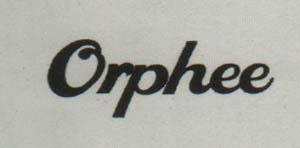 Orphee (and logo) trademark logo