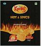 KWIK'S HOTS & SPICY POTATO CHIPS (and logo) trademark logo