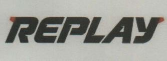 REPLAY (and logo) trademark logo