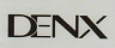DENX (and logo) trademark logo