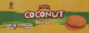 ADGURI COCONUT BISCUITS (and logo) trademark logo
