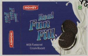 HONEY REAL FUNFILL (and logo) trademark logo