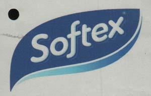 SOFTEX (and logo) trademark logo