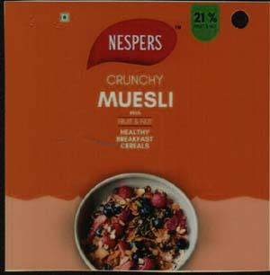 NESPERS CRUNCHY MUESLI (and logo) trademark logo