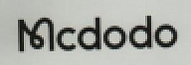 Mcdodo (and logo) trademark logo