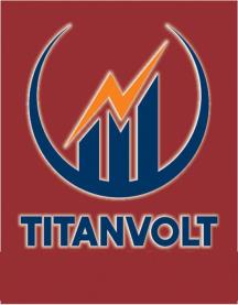 TITANVOLT (and logo) trademark logo