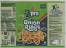 2pm Onion Rings (and logo) trademark logo