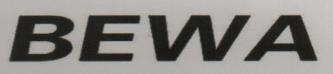 BEWA (and logo) trademark logo