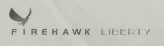 FIREHAWK LABERTY (and logo) trademark logo
