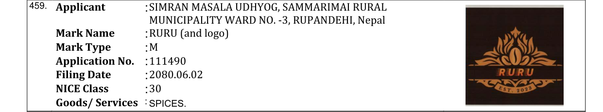 Original bulletin entry for RURU (and logo)